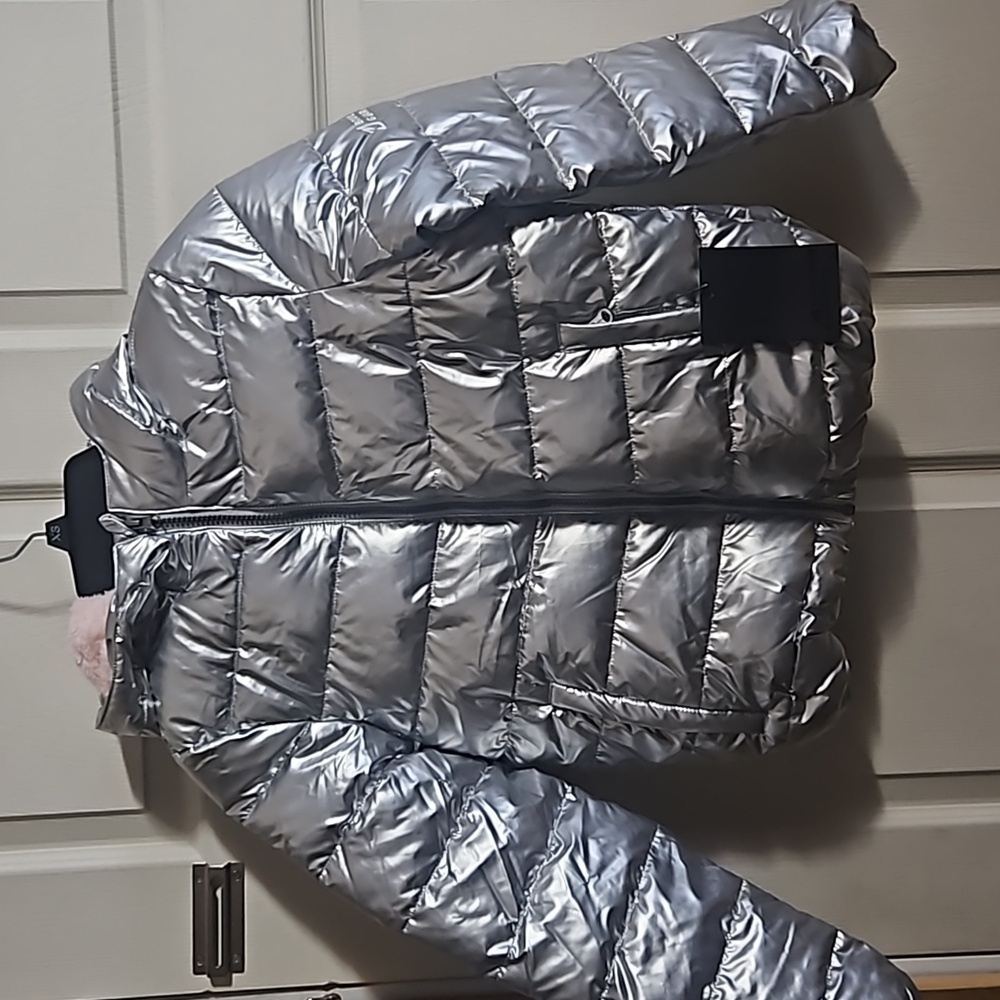BOULDER GEAR GIRLS METALLIC TRINKET JACKET: SILVER: NEW WITH TAGS: SIZE M